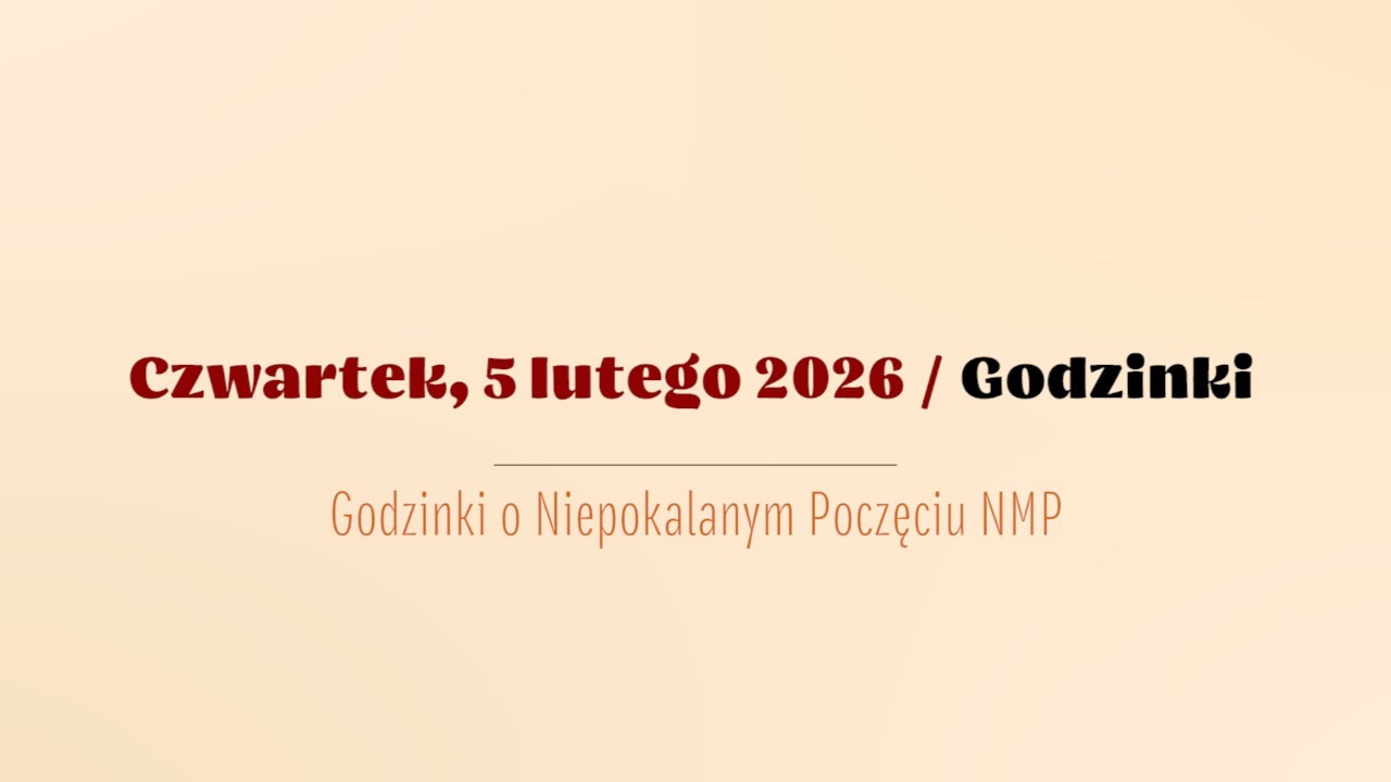 #Godzinki