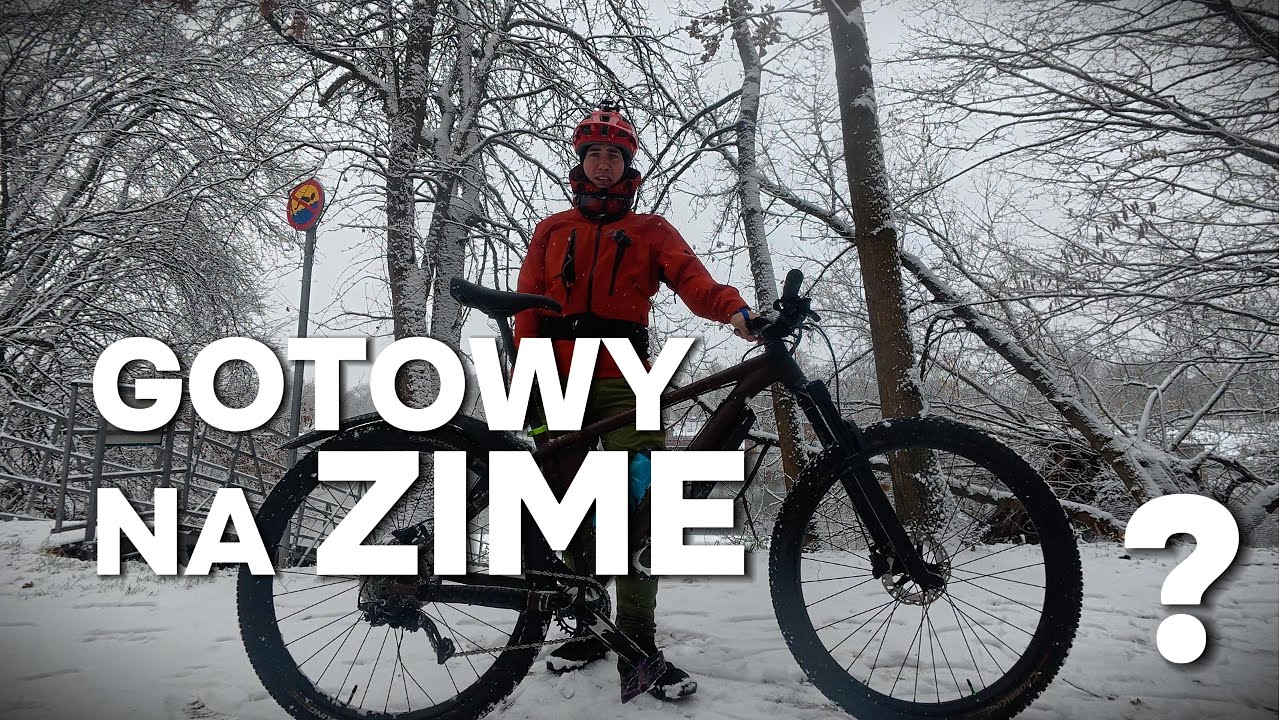 KOMPLET MTB NA PIERWSZY ŚNIEG / opony Cross King, błotniki SKS mudrocker, nastawienie i podejście