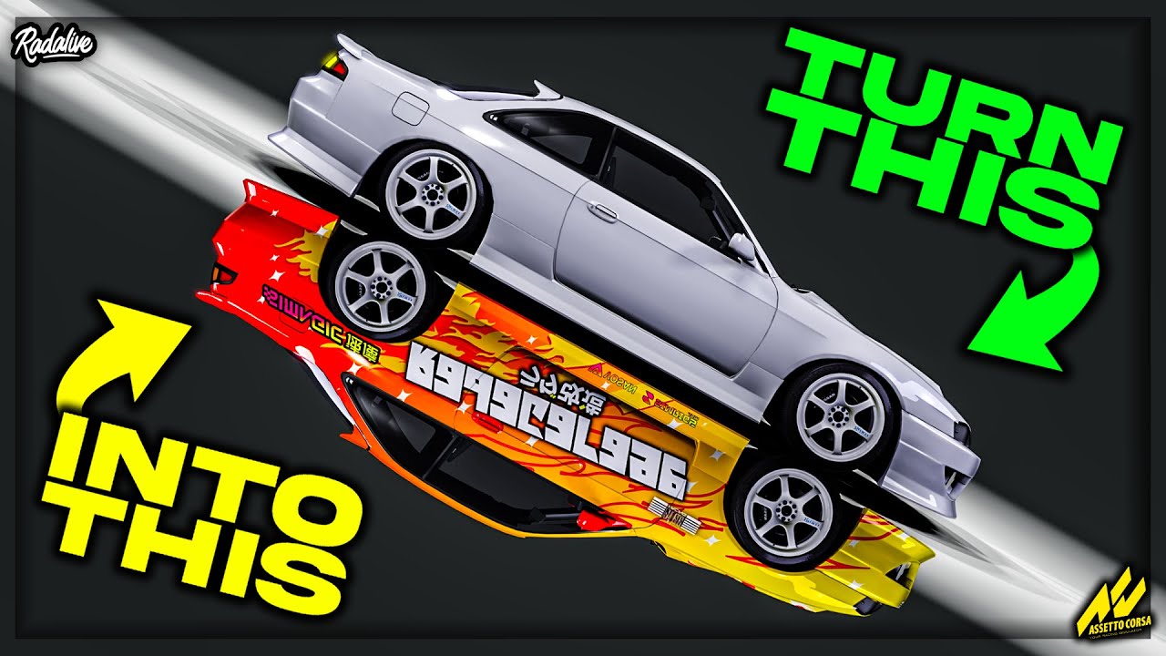 How to make a livery for ANY car in Assetto Corsa!