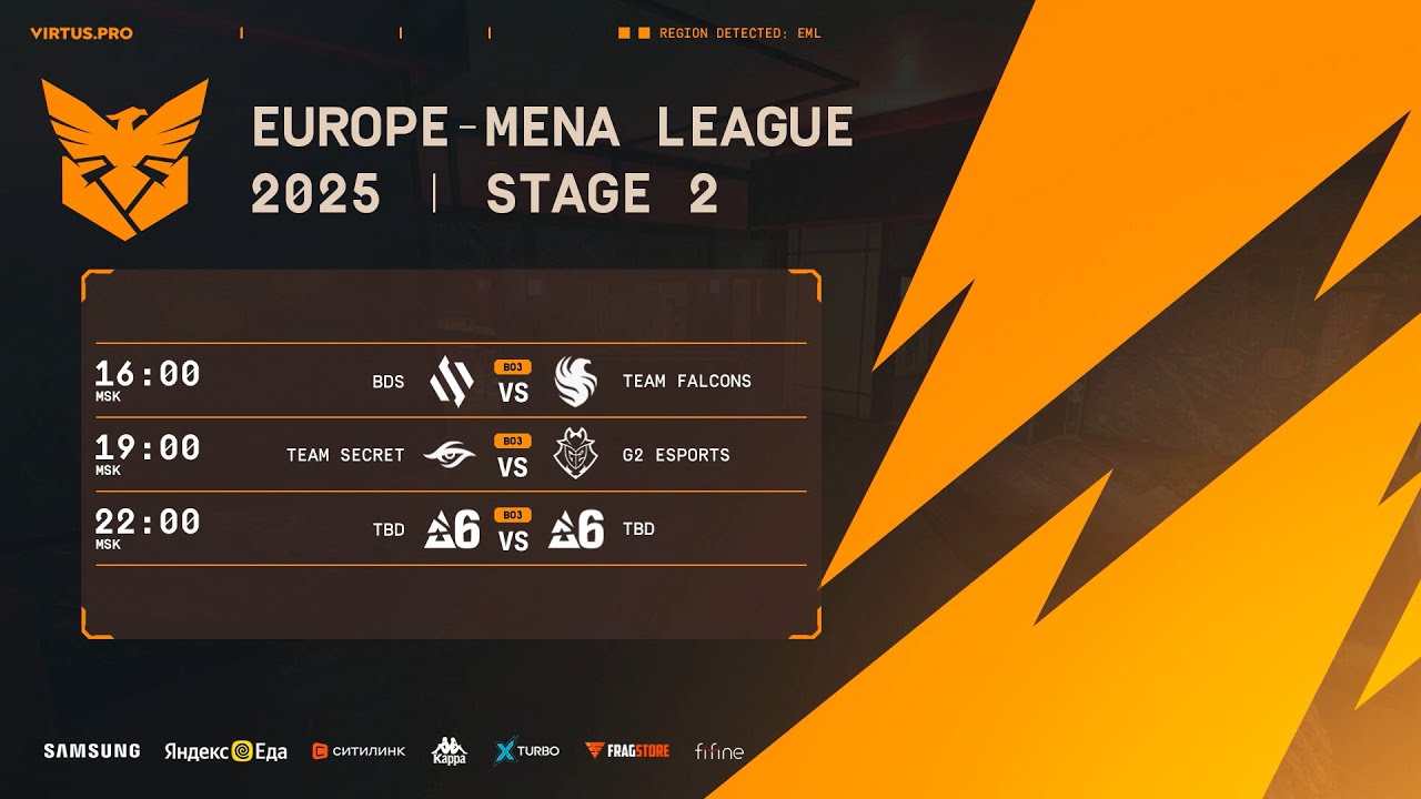 Europe MENA League 2025 Stage 2 Day 11
