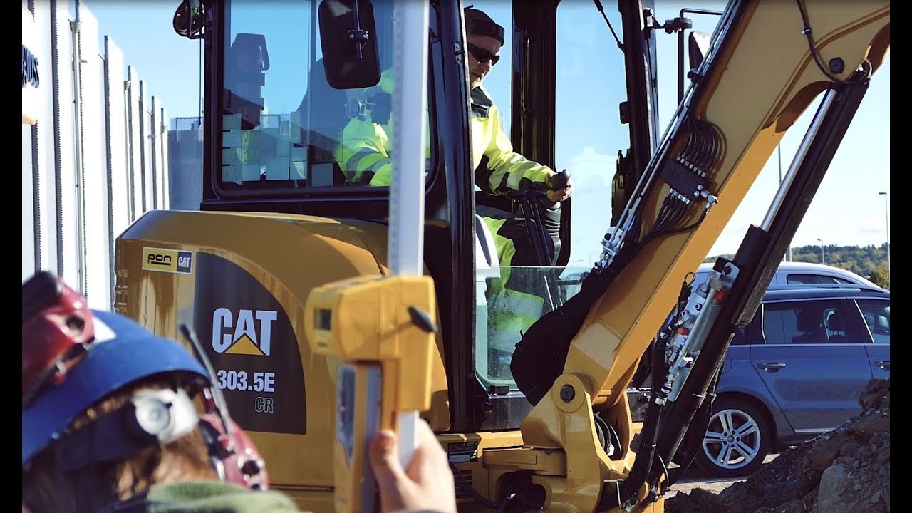 Simpa Entreprenad med sin Cat 303.5E CR