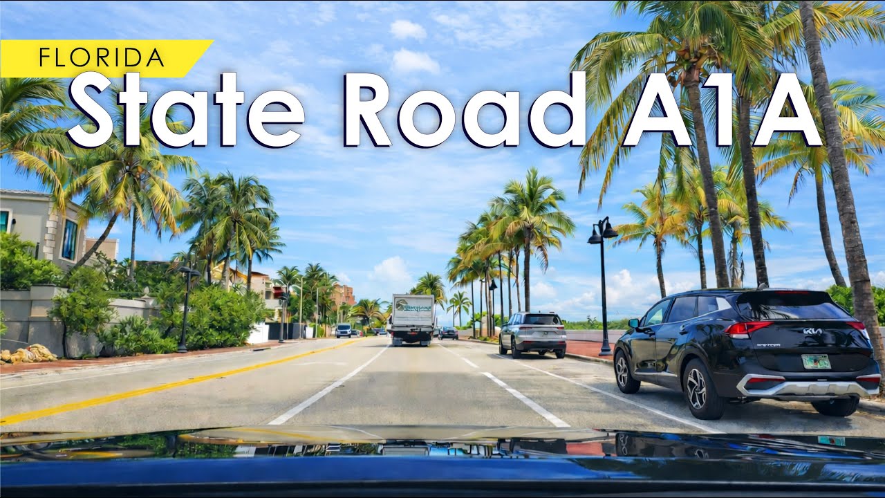 SR A1A - Sunrise Blvd to Pompano Beach Florida Driving Tour 4K POV   #a1adventure  #pompanobeach