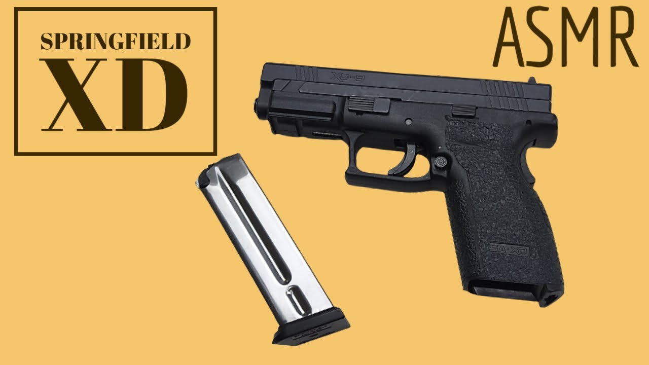 GUN ASMR| Springfield XD CLEANING (REAL DISASSEMBLY) #ASMR #GUNASMR #FIELDSTRIP
