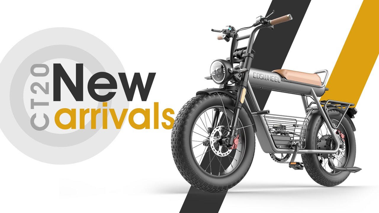 COSWHEEL new ebike CT20, 750W city standard version, 20"*5" fat tire
