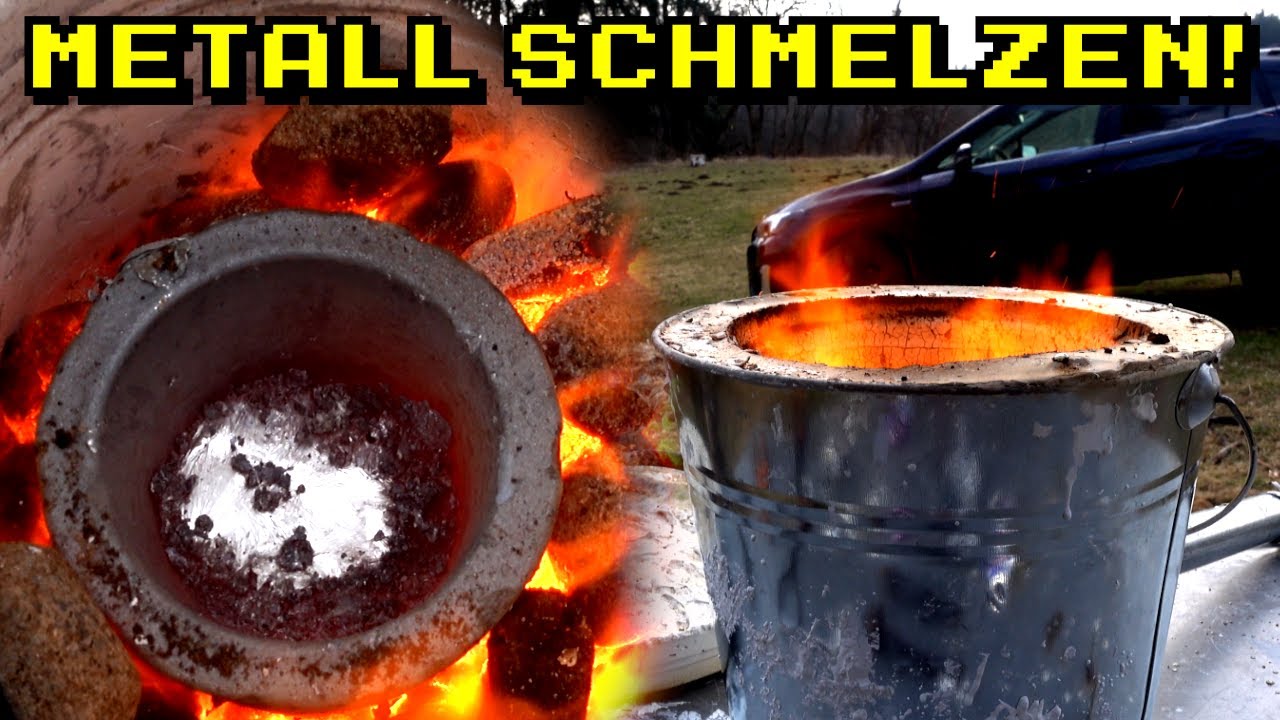 Wie man einen SCHMELZOFEN für METALL baut