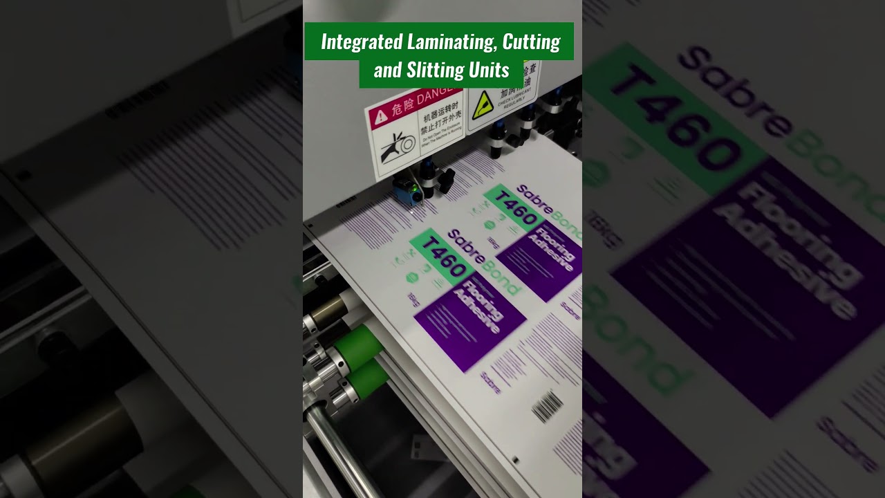 Caspijet CJ-T330UV All in One Digital Label Printing and Cutting Machine | Full Color Printing