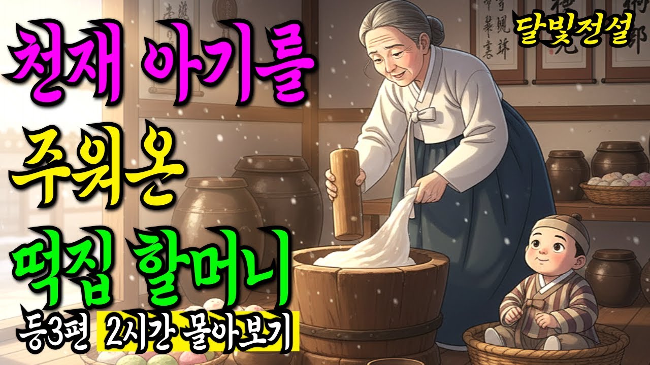 산 속 무덤에 버려진 천재아기를 주워 키운 떡집 할머니, 그 아이의 정체는? 등 3편 |야담,민담,전설,설화,야사,옛날이야기, 재미있는이야기,오디오북