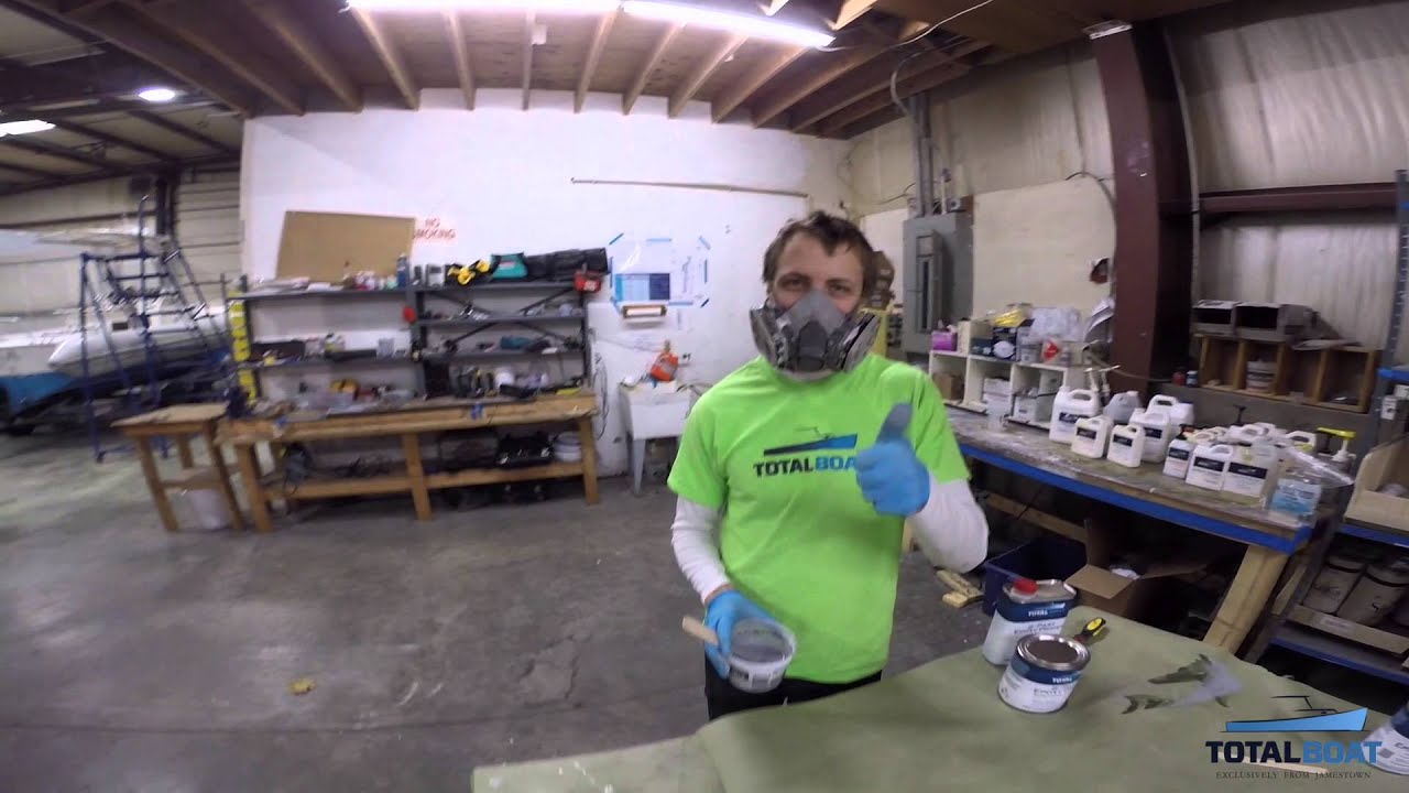 Spraying 2 Part Epoxy Primer & Topside Paint