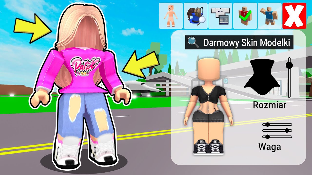 JAK ZDOBYĆ WĄSKĄ TALIĘ i NIE MIEĆ GŁOWY *ZA DARMO* na BROOKHAVEN w ROBLOX?! 🤩