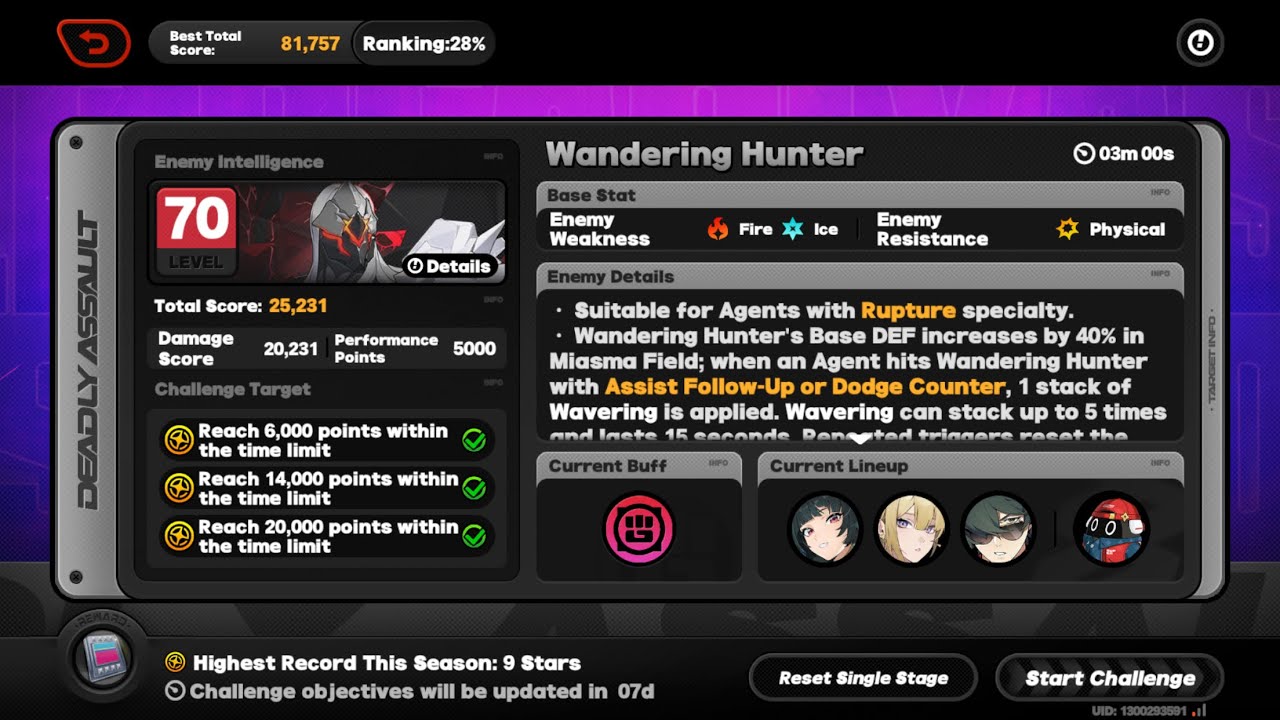 Zenless Zone Zero - Deadly Assault (Wandering Hunter)
