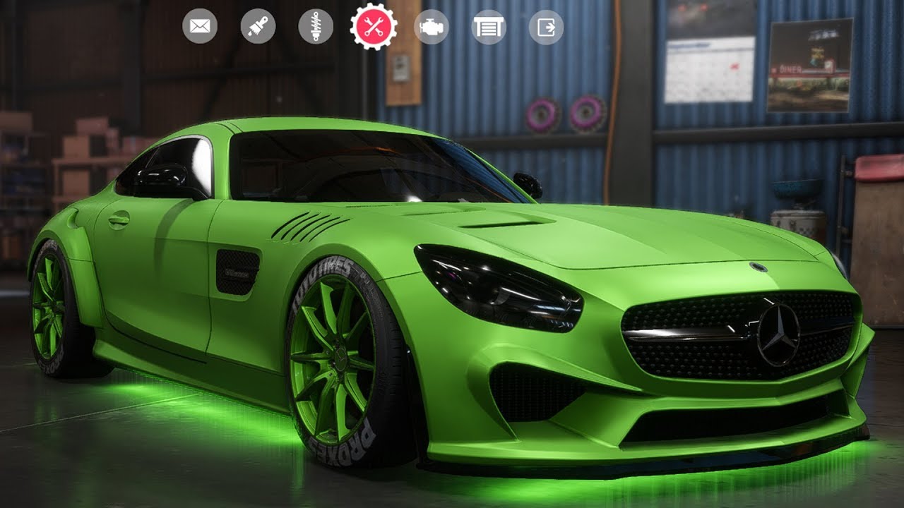 Need For Speed: Payback - Mercedes-AMG GT - Customize | Tuning Car (PC HD) [1080p60FPS]