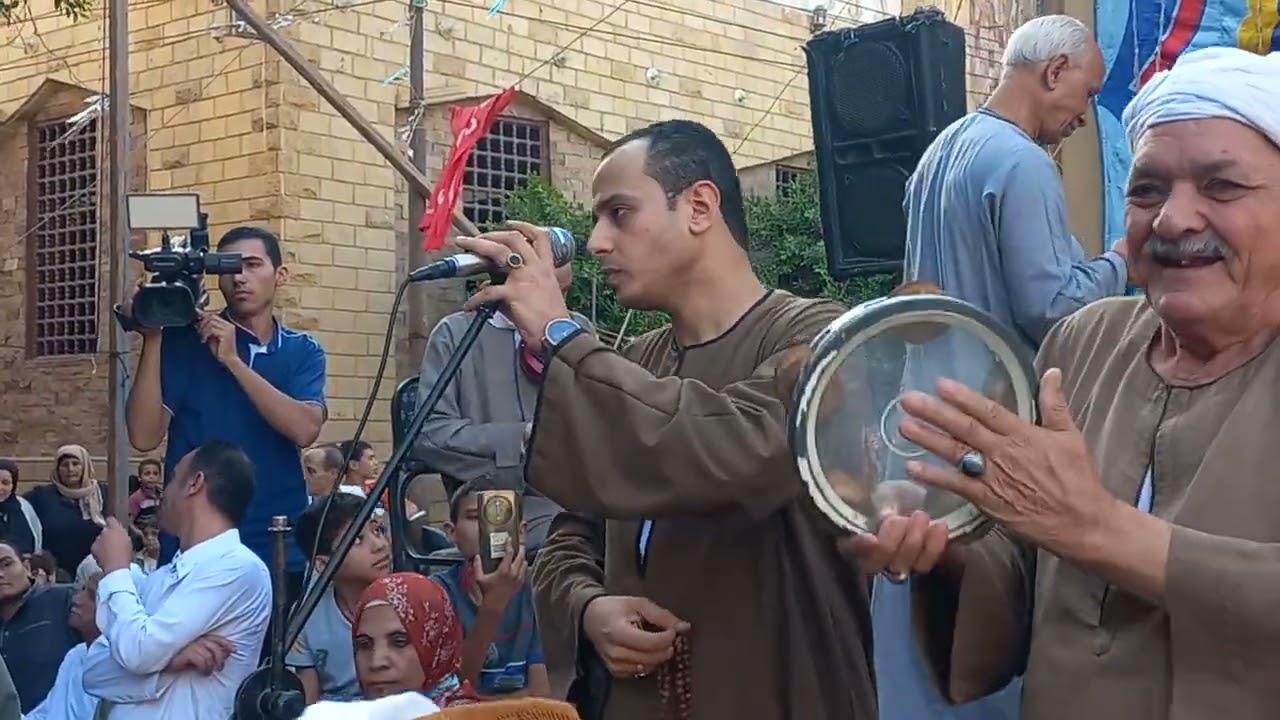 الشيخ ناصر شرف عصريه الشيخ علي سليمان بمناسبه المولد النبوي الشريف جزيره الاحرار 11/9 25 20
