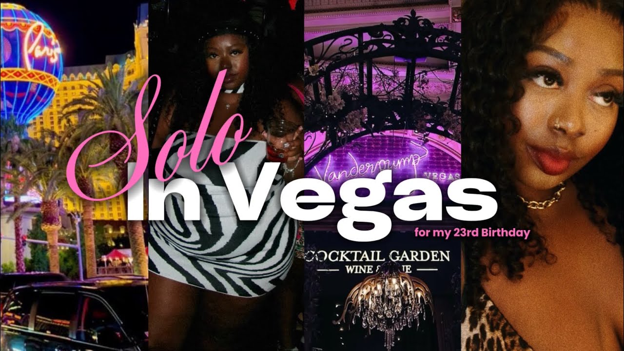 TRAVEL DIARIES: Las Vegas Vlog 🎰🎲🌴 | 23rd birthday trip, solo travel, nightclub, concert & more 