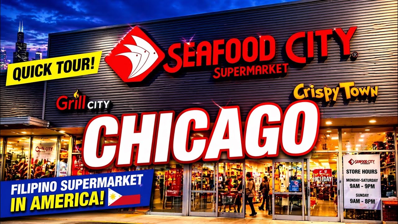 Inside Seafood City Chicago 🇵🇭 | Filipino Food Tour + Grocery Finds!