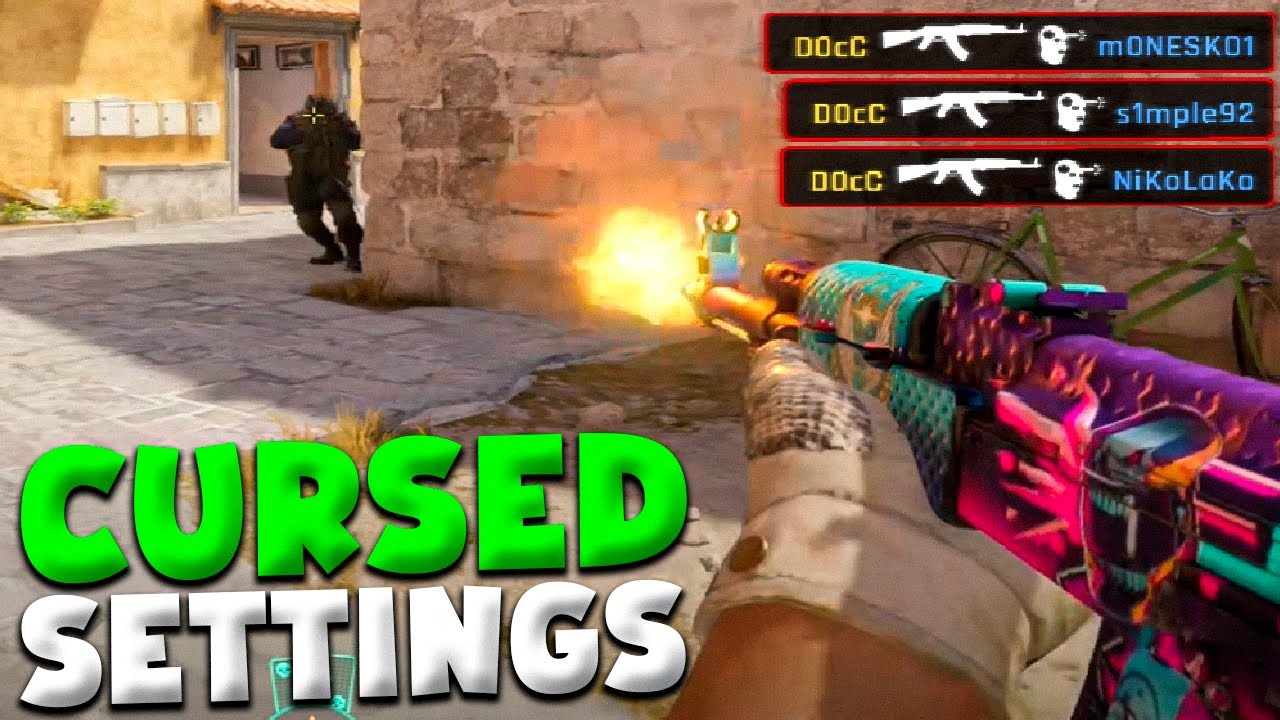 D0cC DROPPED 40 KILLS with WORST SETTINGS EVER (60HZ 60FPS)