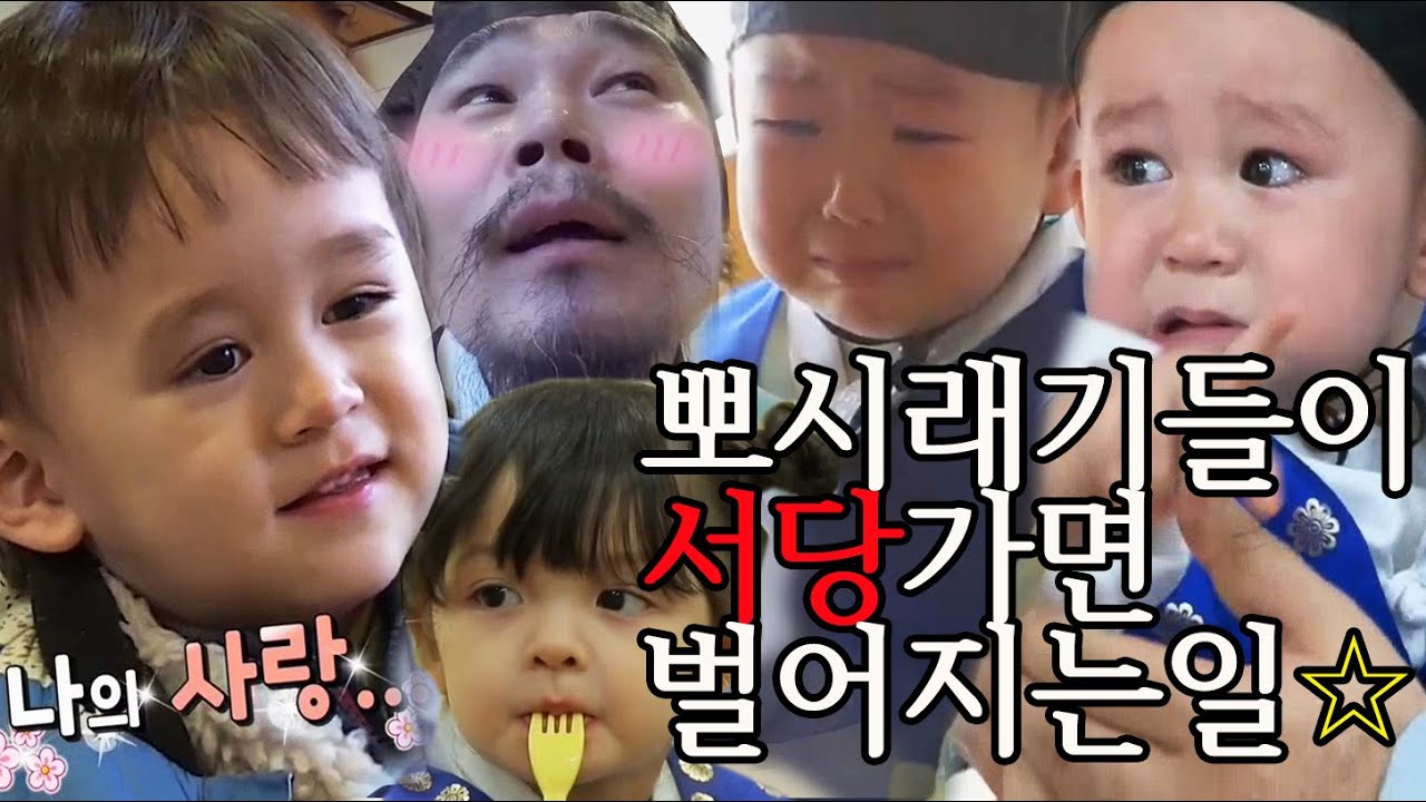뽀시래기들이 서당가면 벌어지는 일☆ 모음zip | #슈퍼맨이돌아왔다 | ㅣ KBS방송
