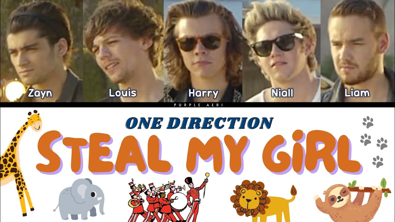 STEAL MY GIRL - ONE DIRECTION - COLOR CODED LYRICS