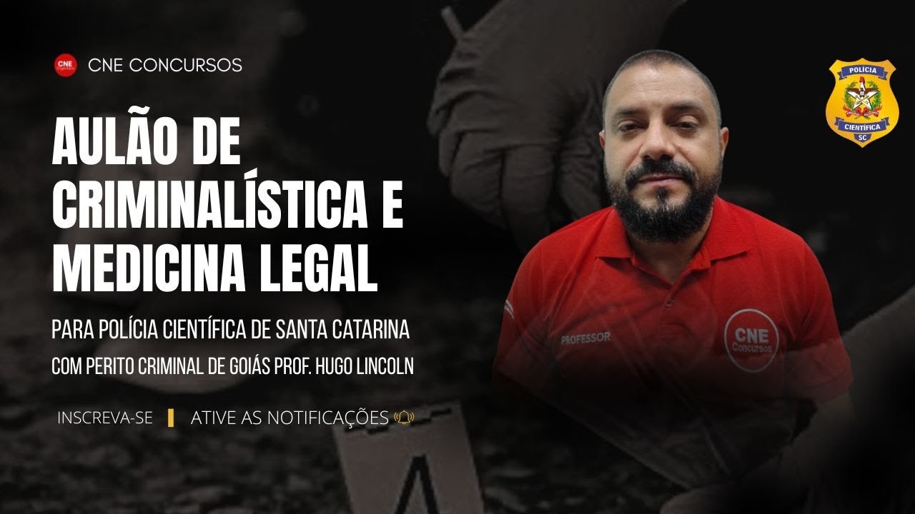 Perito de SC (PCISC) - Criminalística e Medicina Legal