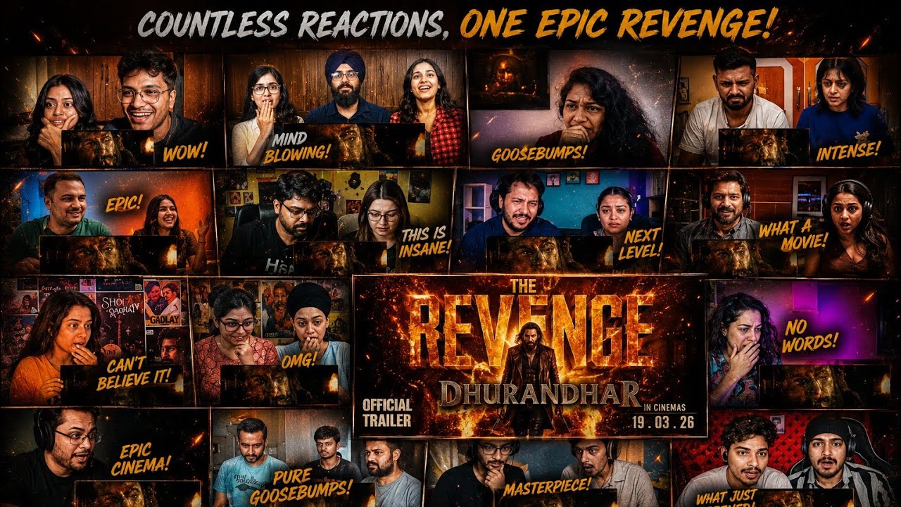 🔥 DHURANDHAR THE REVENGE Trailer MASHUP REACTION 🤯 | Ranveer Singh Goes Beast Mode!