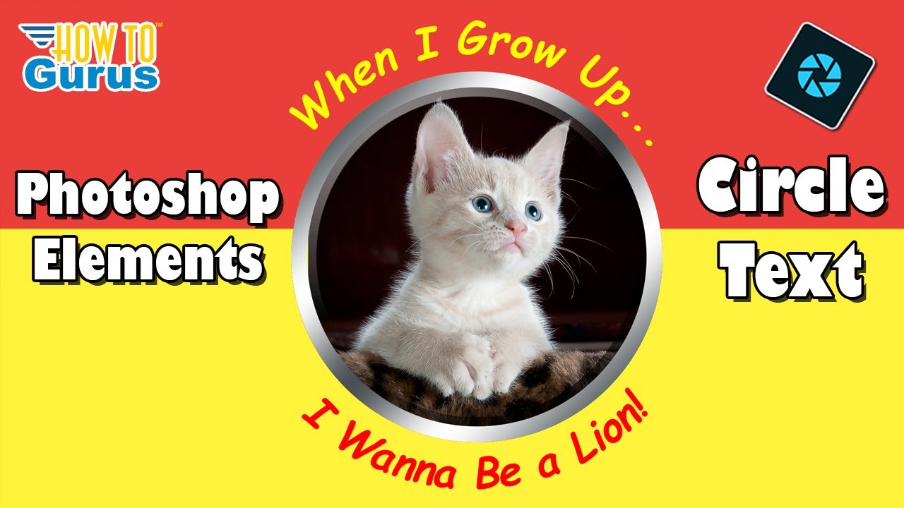Let's Put Text Around a Circle with Photoshop Elements
