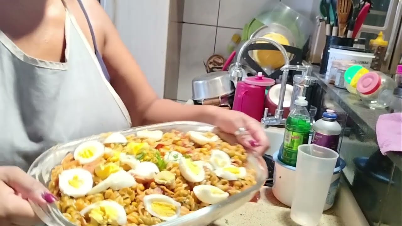 Receita de hoje macarrão de panela de pressão da @FamíliaBuscapé87 