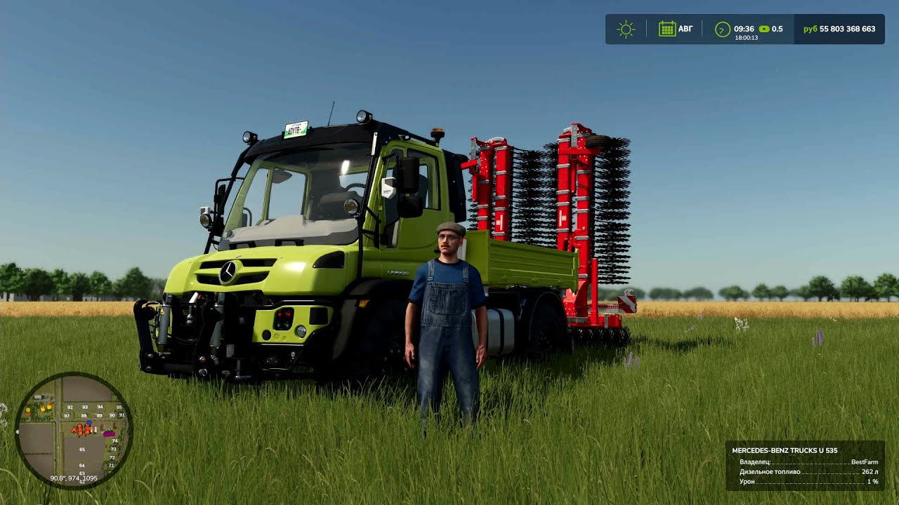 Farming Simulator 25 - Новые горизонты - 01 сезон 004 часть |Тюкачила| Moza R5