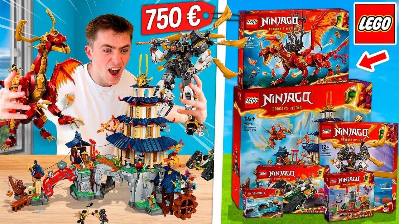 Die größten LEGO Ninjago Drachen-Aufstieg Sets – welche kennst du schon?
