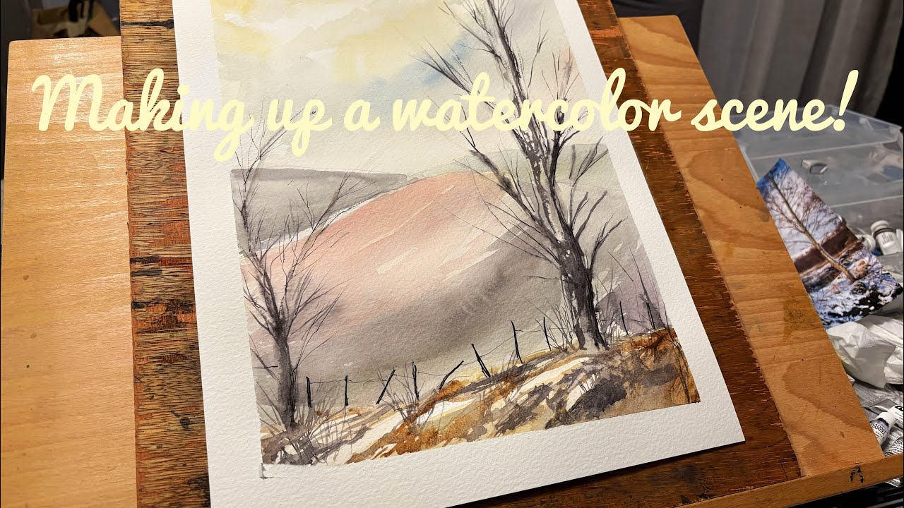 For #beginners a simple watercolor painting! Tips