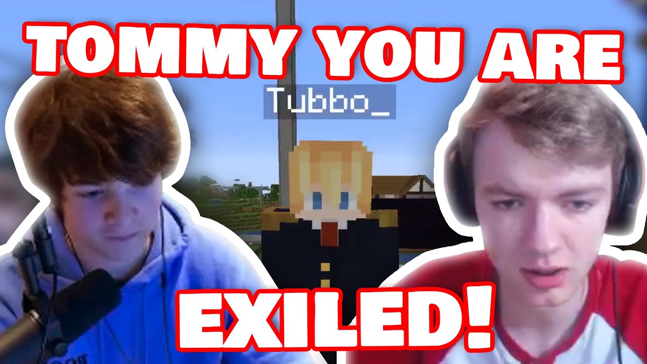 Tubbo EXILED Tommy From L'Manburg!/w Quackity, Fundy DREAM SMP