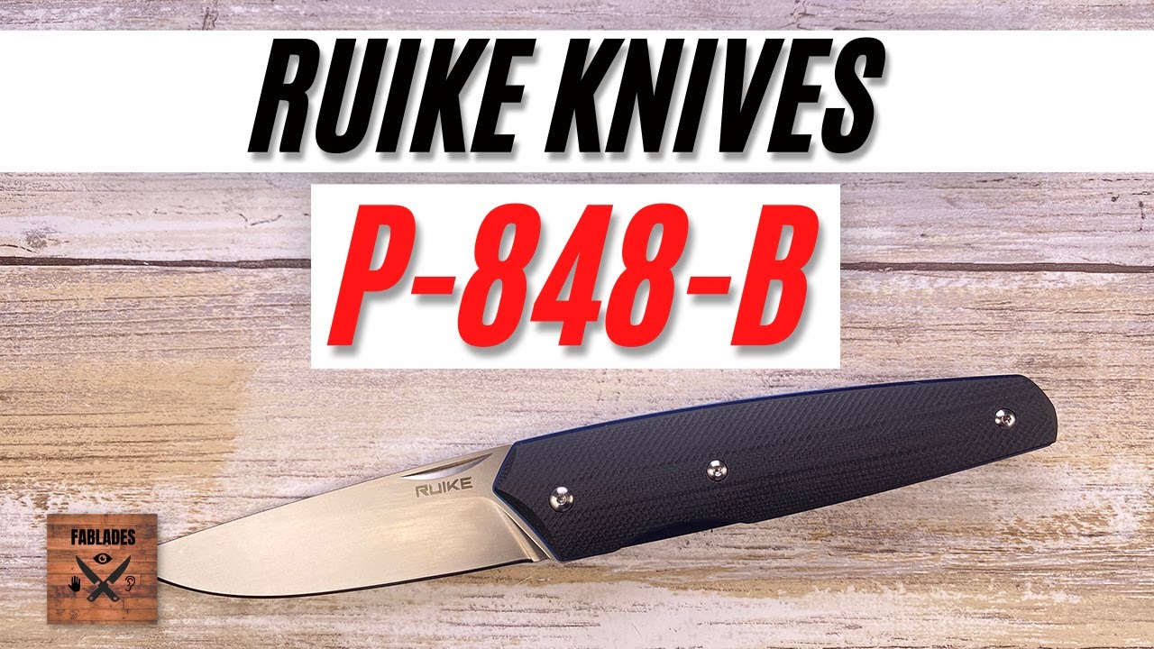 Ruike Knives P-848-B Pocketknife. Fablades Full Review