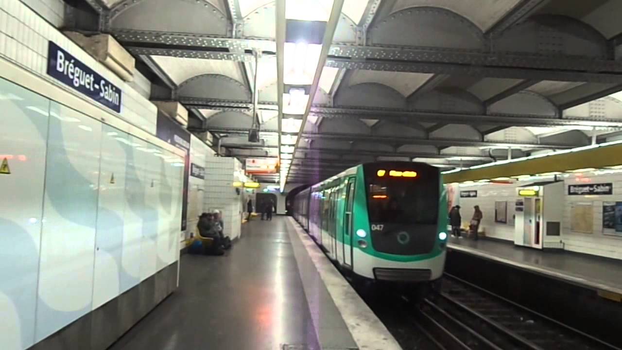Paris Métro ligne 5 - MF01 - Bréguet-Sabin