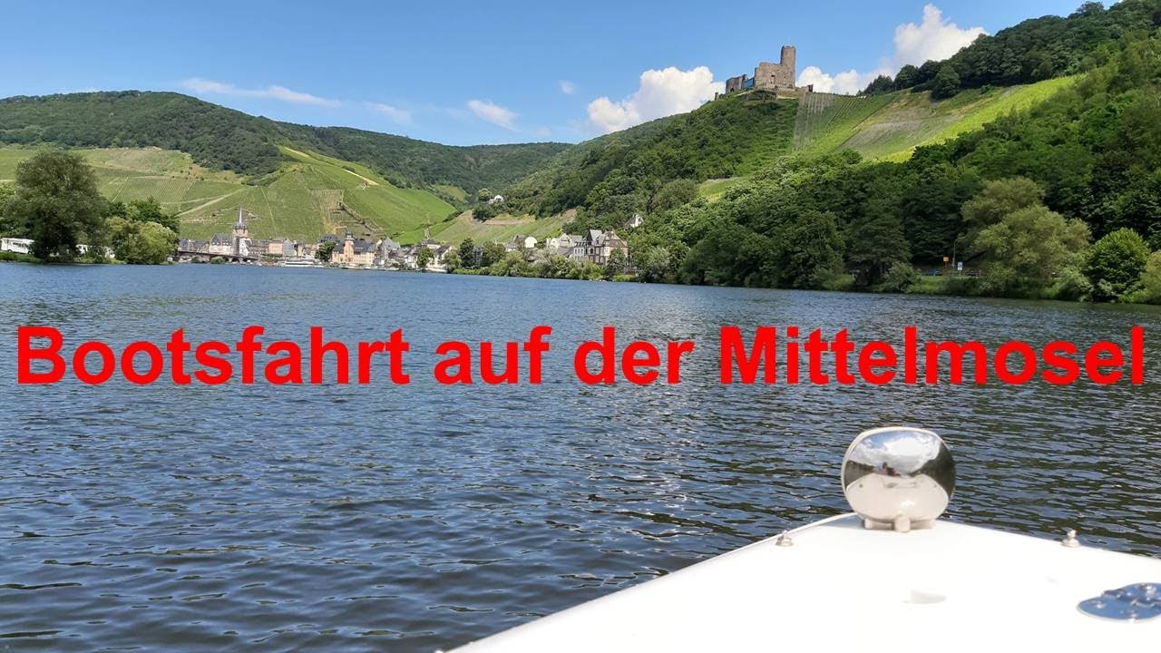 Bootsfahrt auf der Mittelmosel (Bernkastel-Kues, Lieser, M&uuml;lheim)