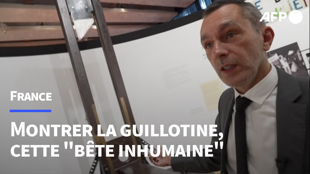Une guillotine exposée au Mucem en hommage à Badinter avant sa panthéonisation | AFP