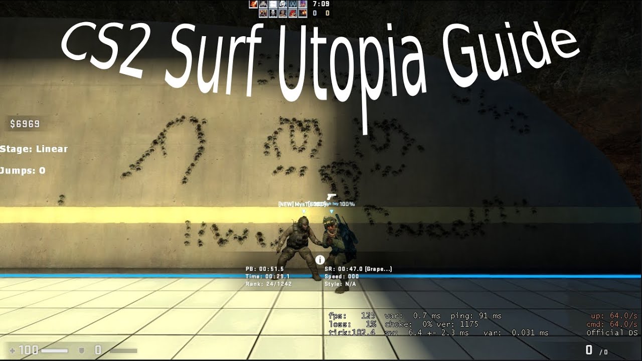 CS2 Surf utopia Guide(Shortcuts) | How to get a good time