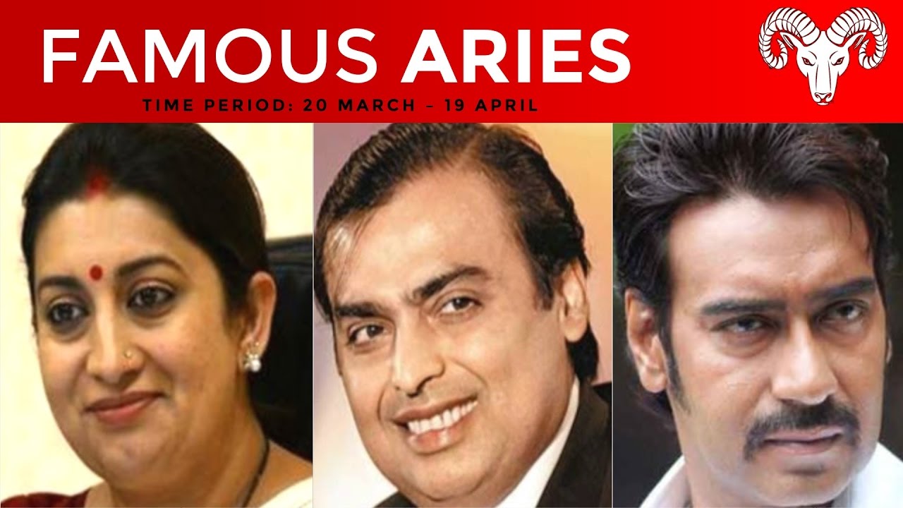 Famous Aries Celebrities | Aries Indian Celebrities