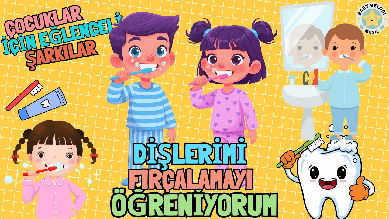 DİŞLERİMİ FIR&Ccedil;ALAMAYI &Ouml;ĞRENİYORUM 🪥| Eğitici &Ccedil;ocuk Şarkısı |Eğlenceli &Ccedil;ocuk Şarkısı|BabyMelodi Music