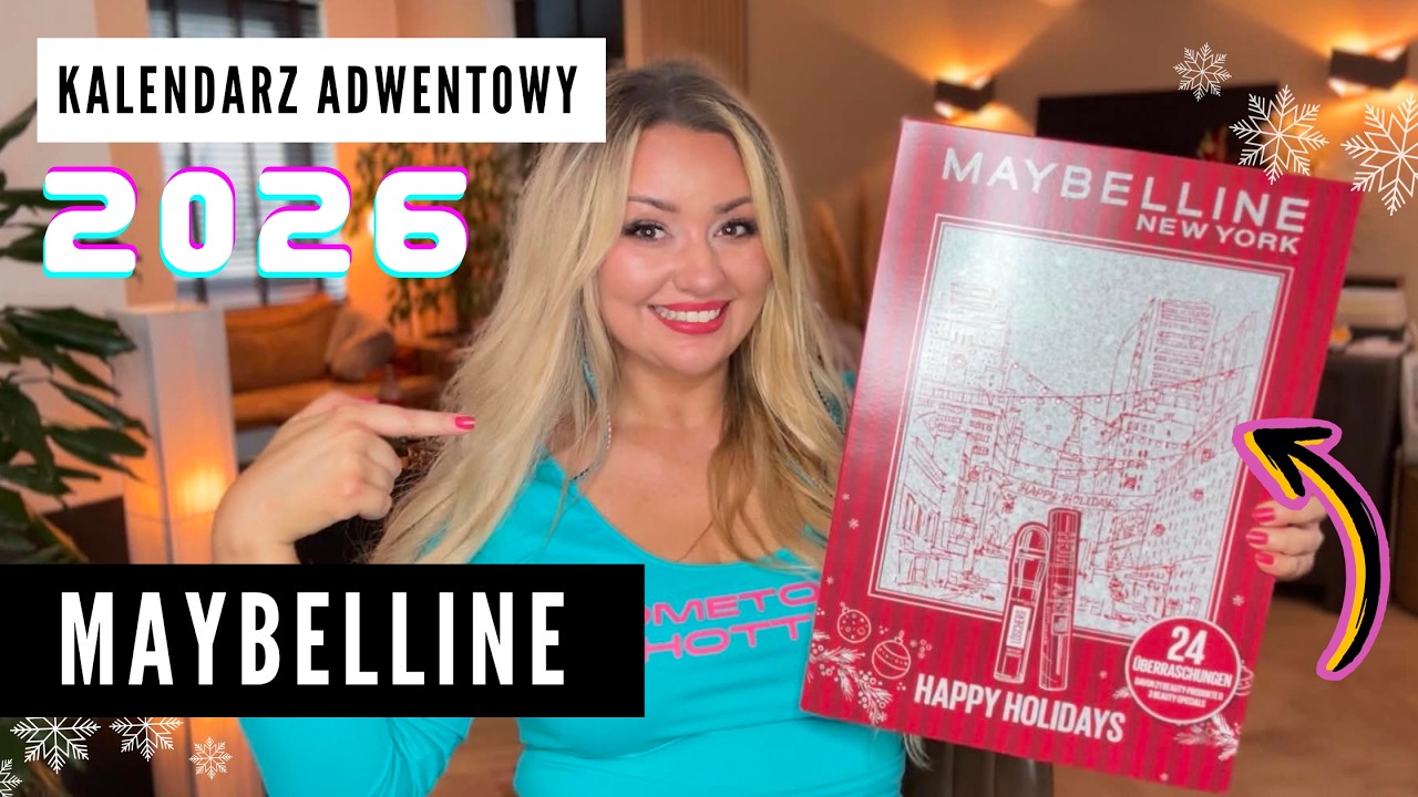 WOW Maybelline 2026 Advent Calendar #testowANKA