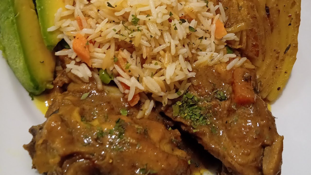 Let's cook dinner|Curry Chicken Back|Seasoned Rice..
