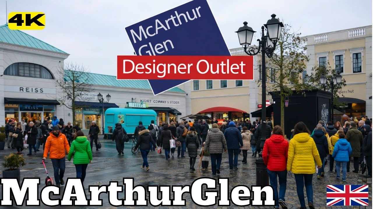 England MCARTHUR GLEN Designer Outlet West Midlands Full Walk Tour UNITED KINGDOM 4K