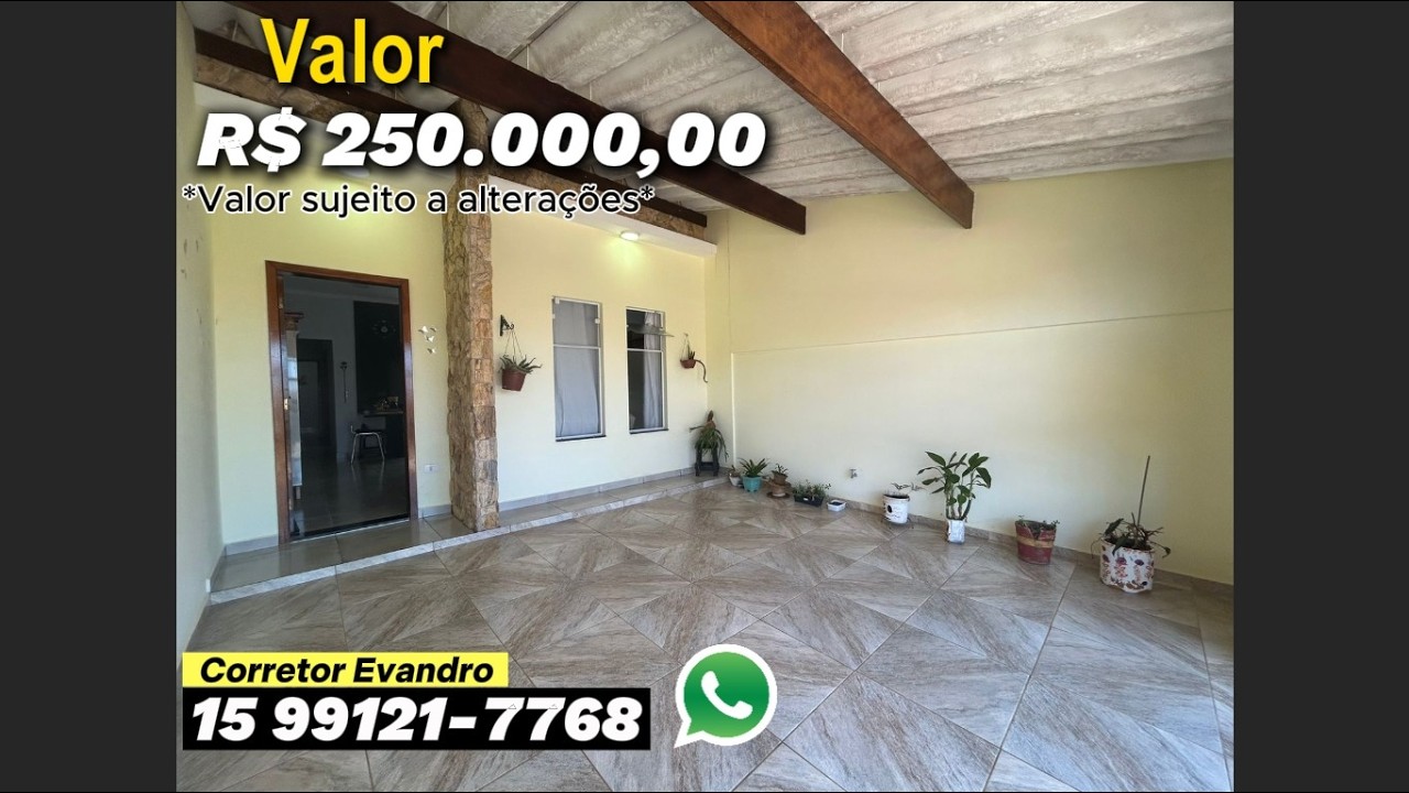 Casa l Venda l Jardim Santa Rita l Interior l Tatuí/SP
