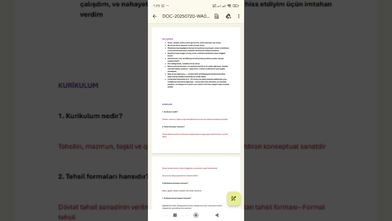 MÜSAHIBƏ dərs izah-1(miq,sertifikasiya)qızıl qayda,kurikulum,psixologiya-Aytekin Resulova0773192866
