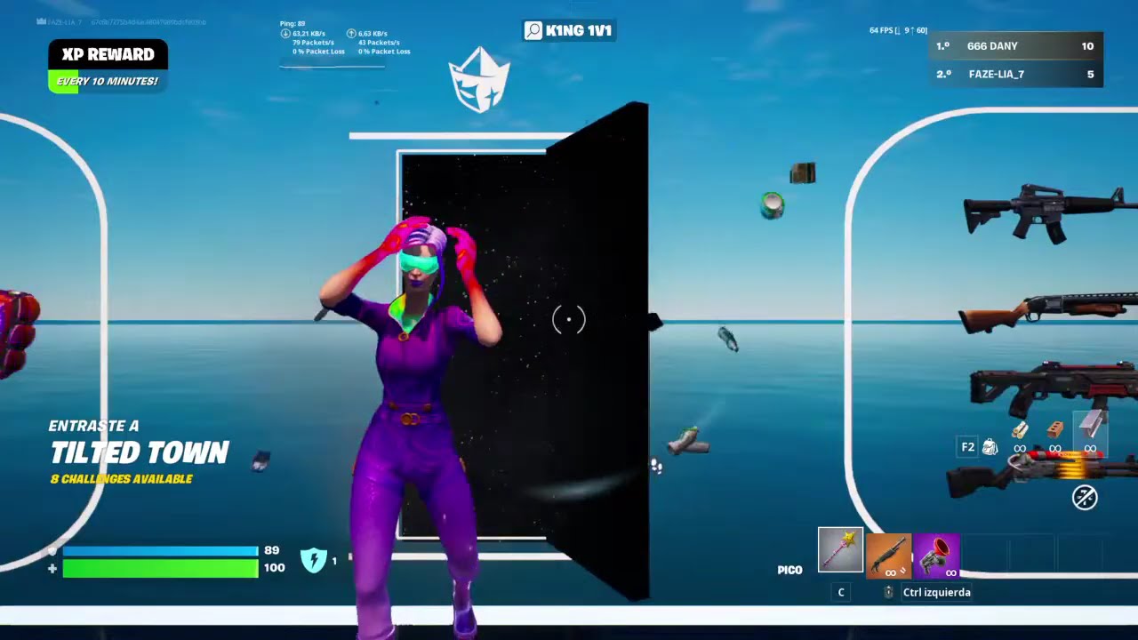 JUGANDO FORTNITE     -_-