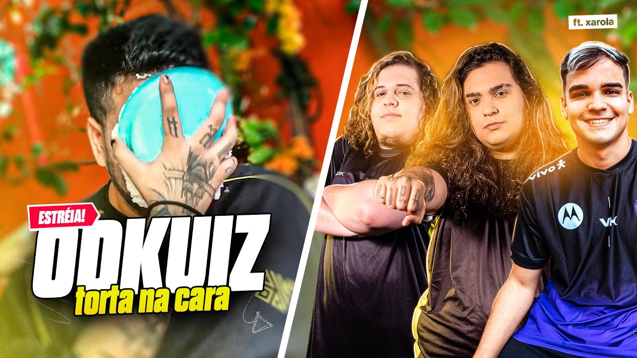 O XAROLA SABE MUITO! | ODKuiz com TORTA NA CARA (ft. Nuuh, Mand e Otsuka)