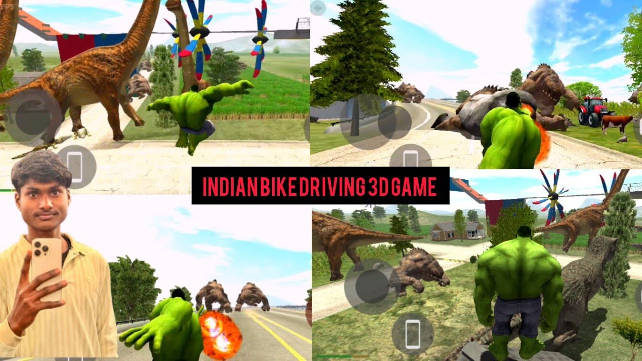 Fire in The Halk Boy 😱 New Update || Indian bike driving 3d game #indianbikedriving3dgame
