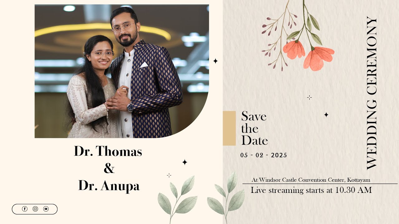 WEDDING CEREMONY || Dr. THOMAS & Dr. ANUPA
