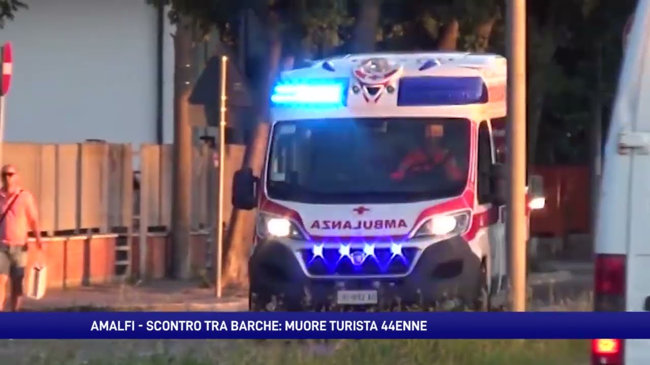 Scontro in mare ad Amalfi, morta turista: lo skipper positivo ai tossicologici