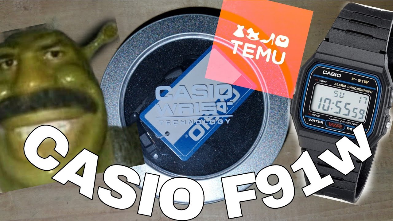 Unbixing del Casio F91w.😎⌚️ ¡2026! Pedí por TEMU!