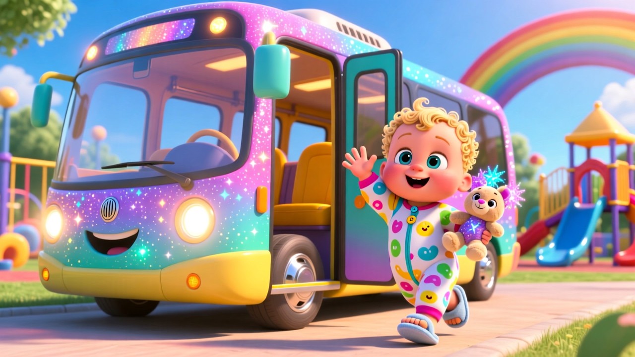Morning Bus Beep Joy! | Fun Kids Song for Toddlers & Preschoolers 🚌🎶