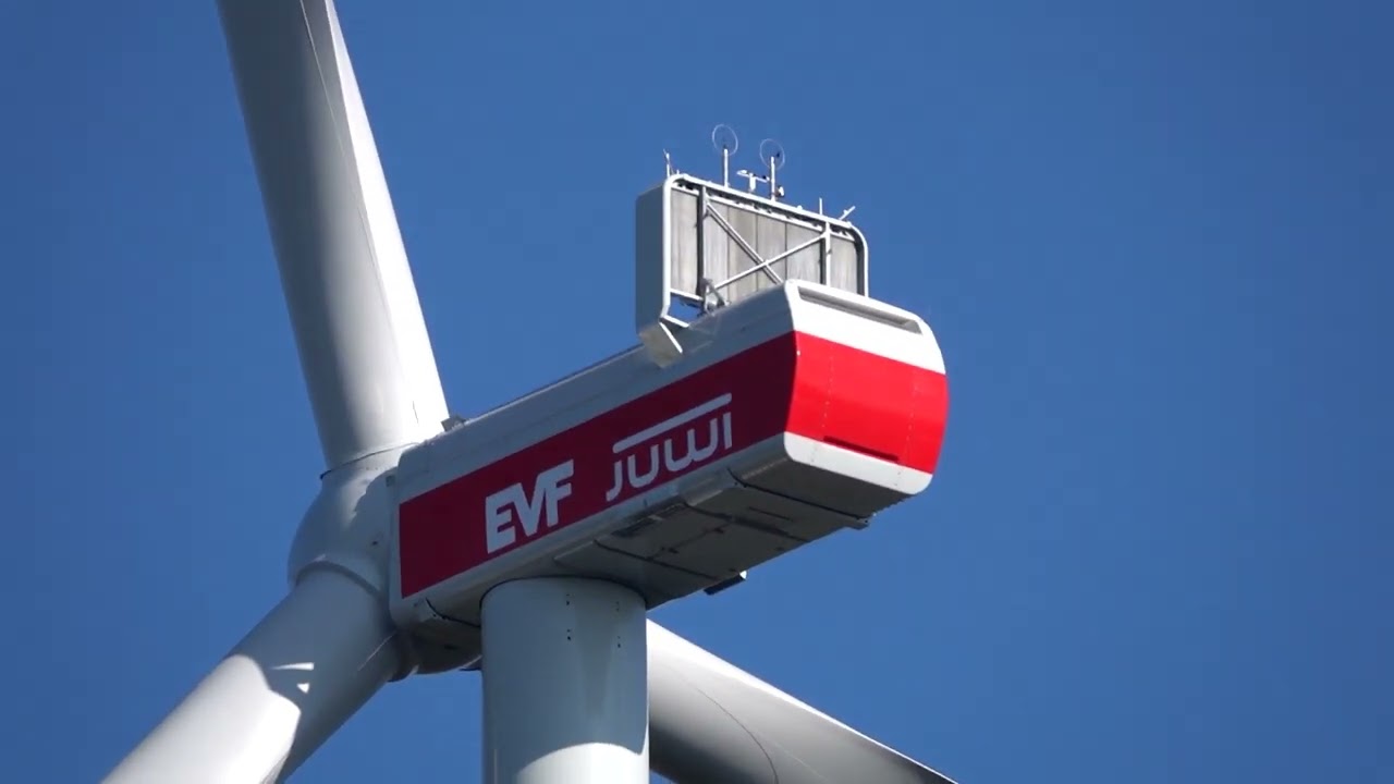 Windpark Junge Donau - 5 x Vestas V150 im Bau