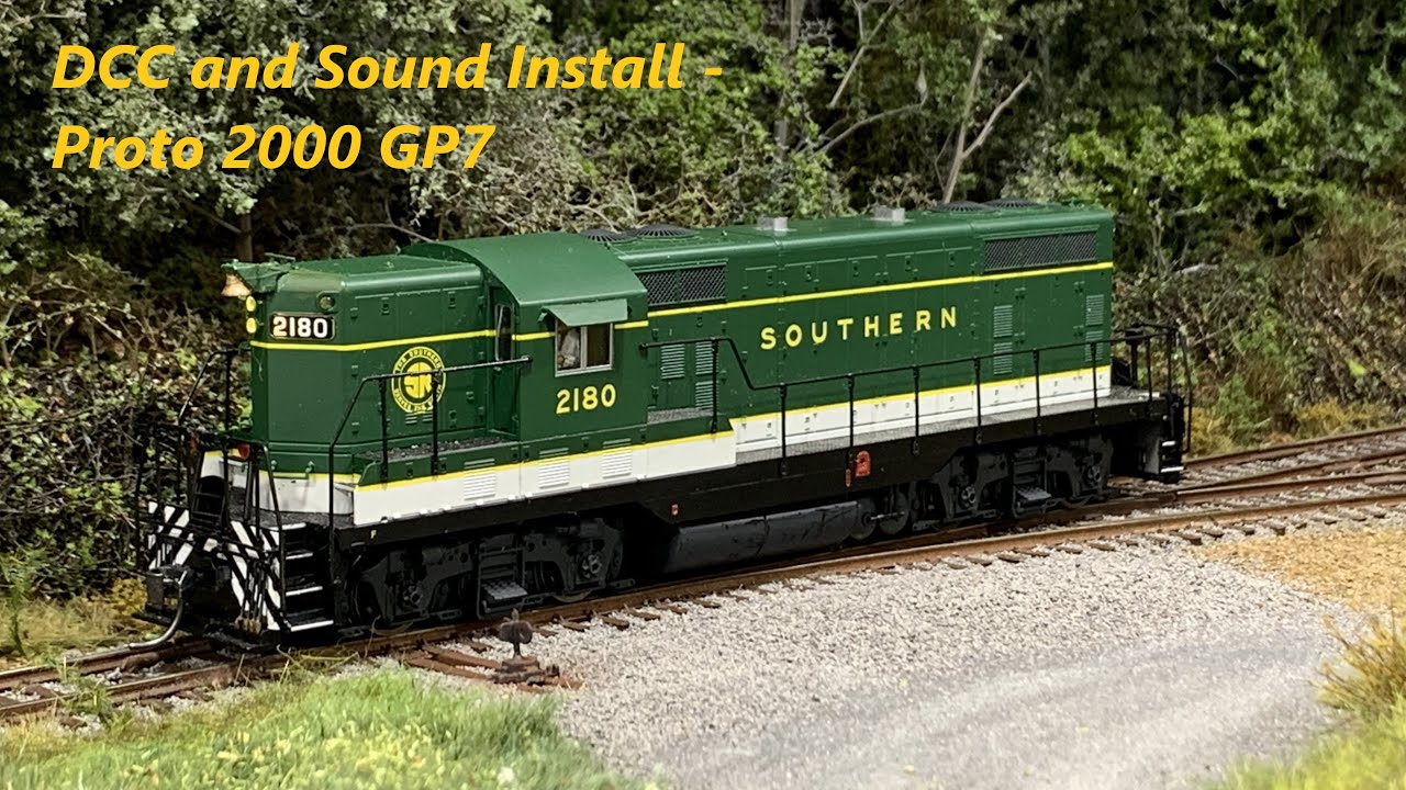 DCC and Sound Installation in a Proto 2000 GP7